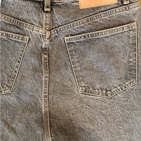 Zara High Rise Light Gray Jeans - Picture 3 of 3